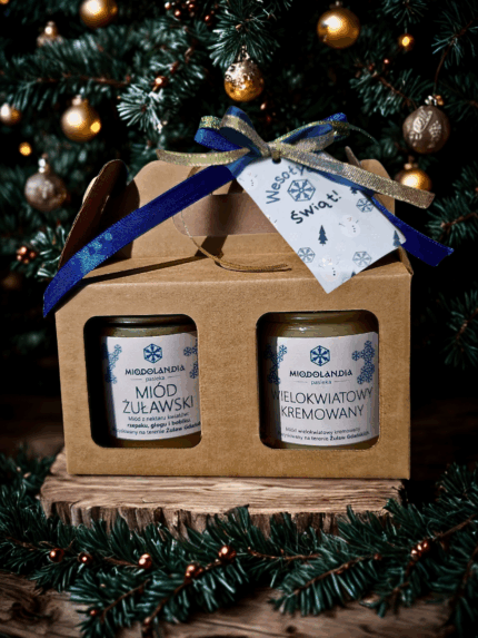 Prezentowy zestaw miodów 2x380g (warianty)