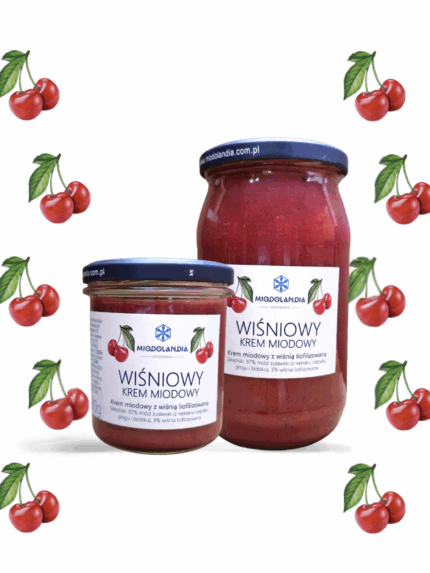 Wiśniowy krem miodowy