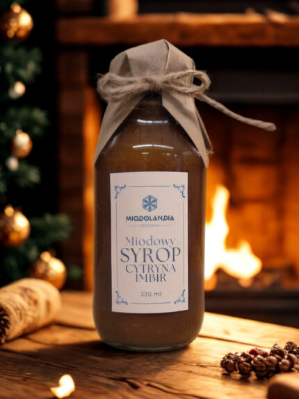 Miodowy syrop cytryna imbir