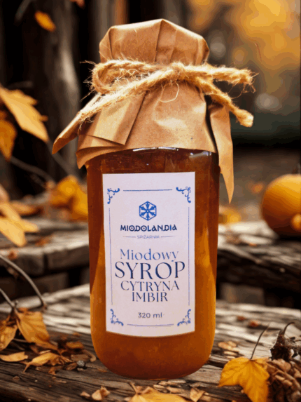 Miodowy syrop cytryna imbir