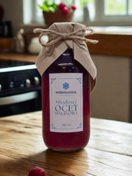 Miodowy ocet malinowy 330ml