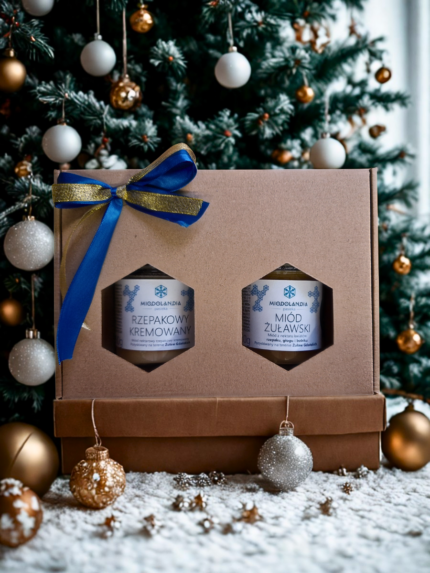 Prezentowy zestaw miodów 2x380g (warianty)